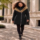 Plus Size Double Layer Puffer Coat image number 0