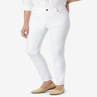 Straight-Leg Stretch Comfort Denim Five-Pocket Jeans image number null