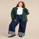 Fringe Cuff Knit Cardigan image number null