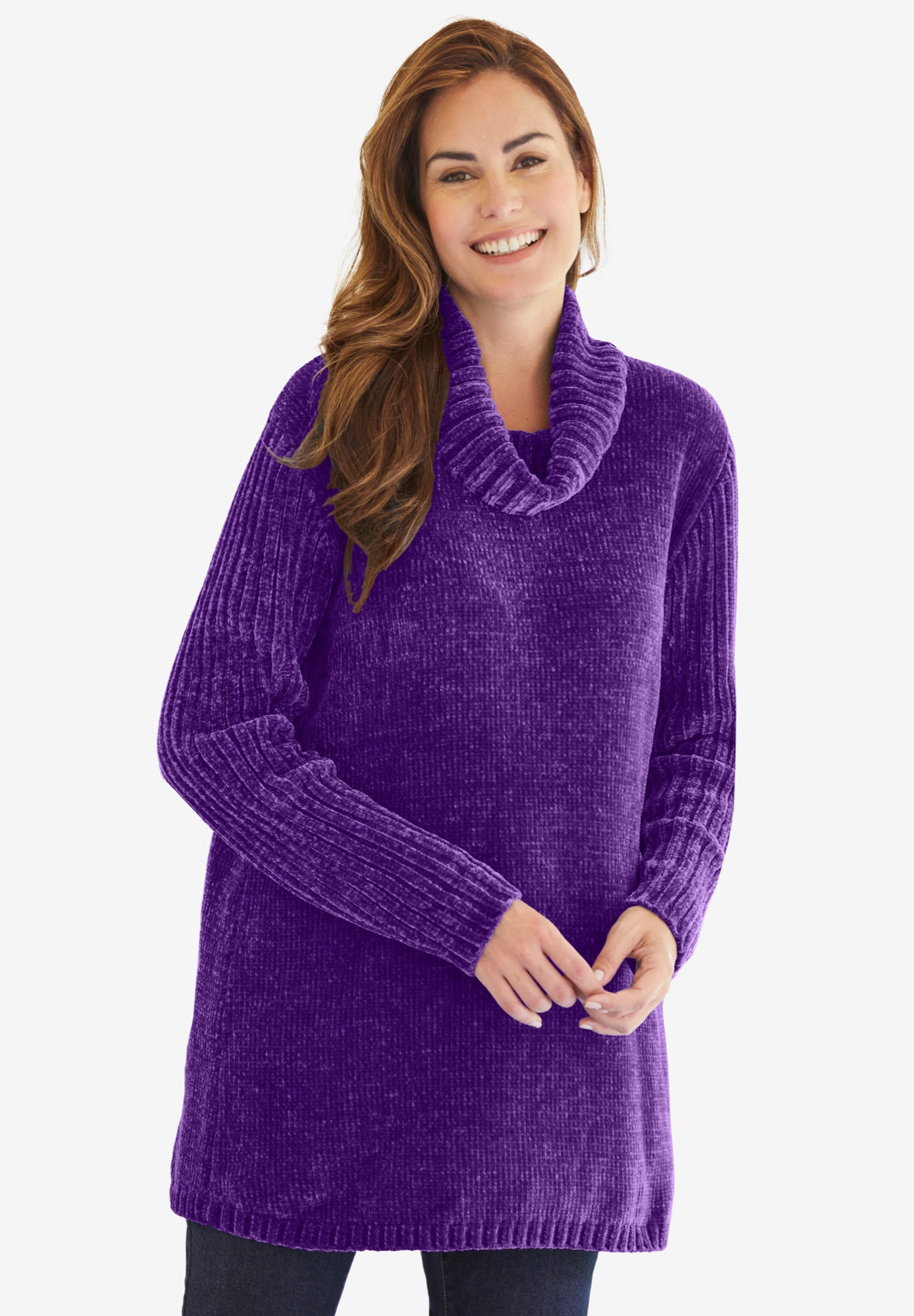 Chenille Cowlneck Sweater image number 0