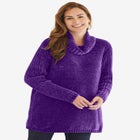 Chenille Cowlneck Sweater image number null
