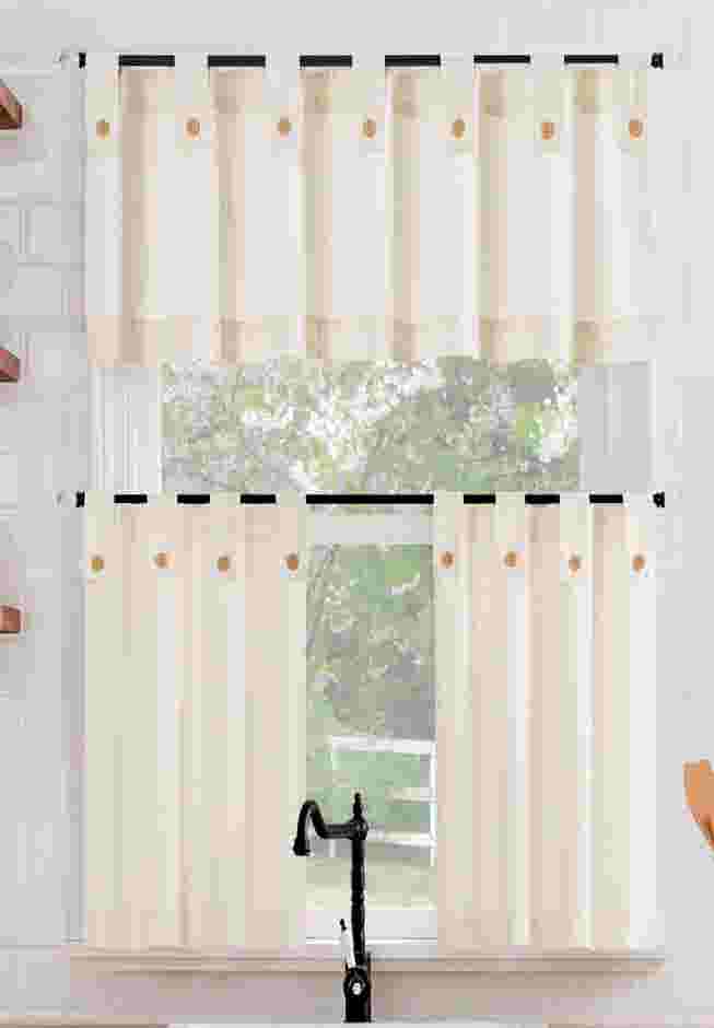 Wythe Tiered Pair Valance Collection image number 0