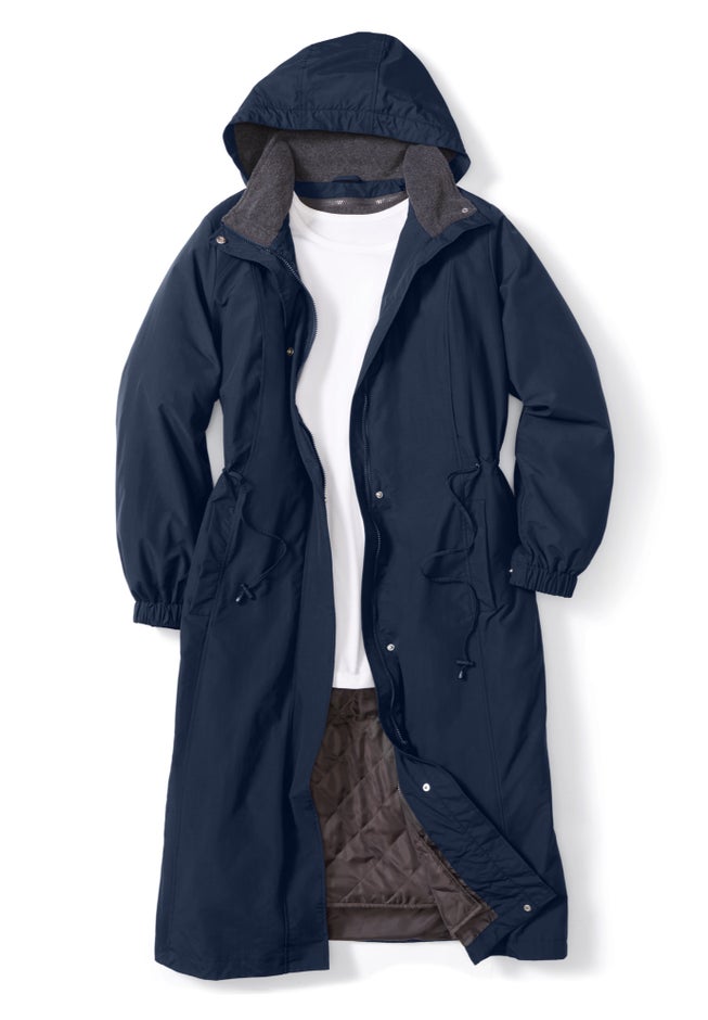 Long Hooded Taslon® Jacket image number 1