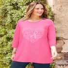 Scoopneck Breast Cancer Awareness Tee image number 0