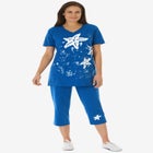 Starfish Tee and Capri Set image number null