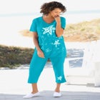 Starfish Tee and Capri Set image number null