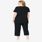 Printed Tunic and Capri Set image number null