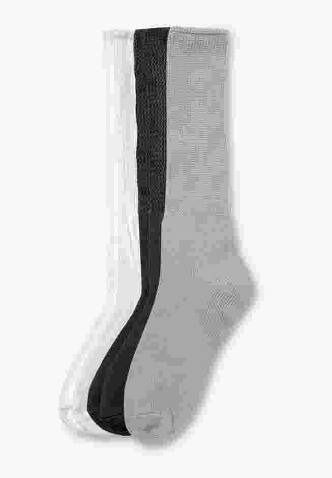 Diabetic Ultra Plush Crew Socks 3-Pack image number 1