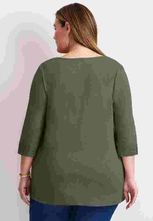 Crochet Trim Tunic image number 1