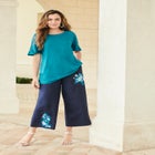 Lace-Sleeve Tee image number null