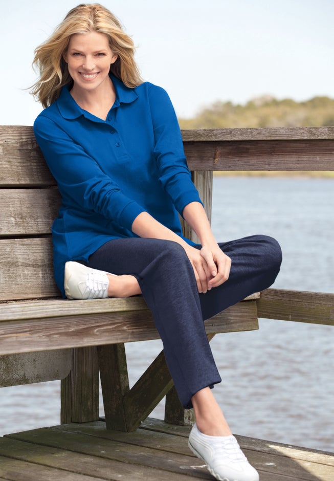 Long-Sleeve Polo Shirt image number 6