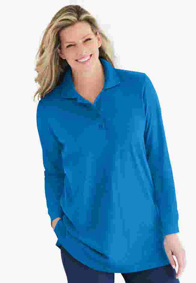 Long-Sleeve Polo Shirt image number 0