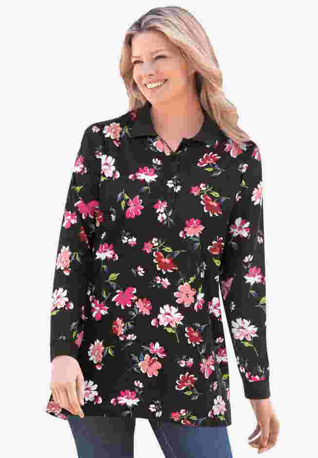 Long-Sleeve Polo Shirt image number 0