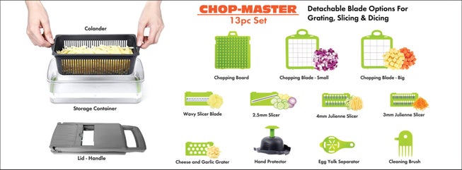13-Pc. Clad Craft Chop Master Set image number null