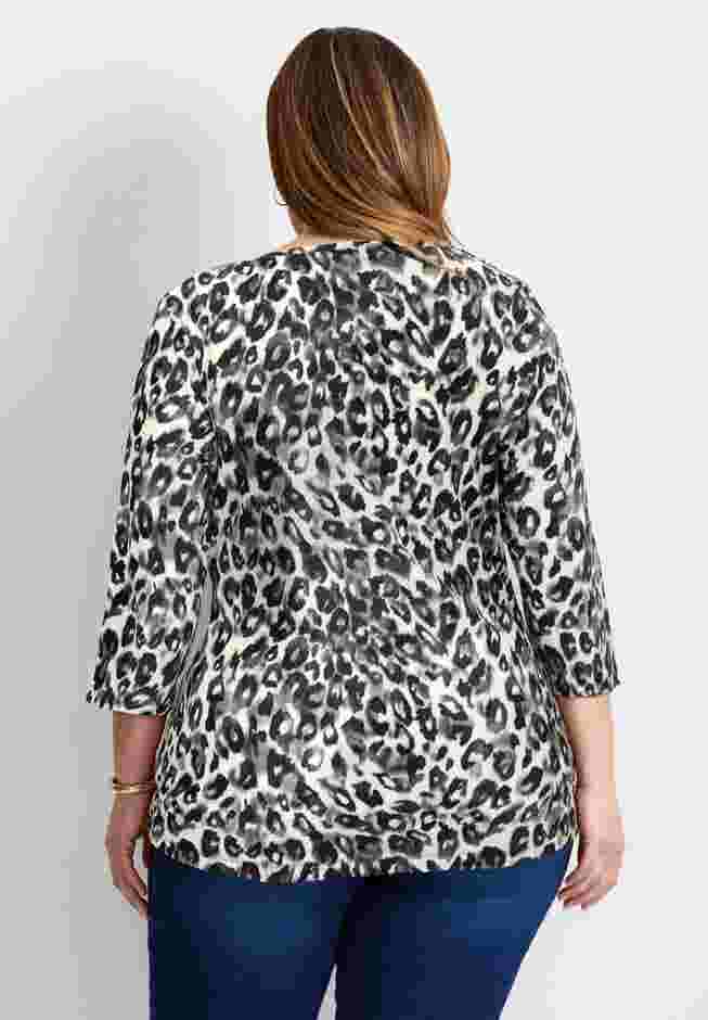 Side Ruched Faux Wrap Top image number 1