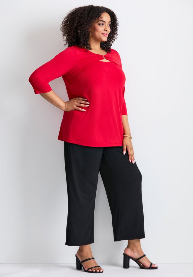 Knot Front Keyhole Top image number 2