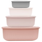 8-Pc. Plastic Food Storage Container Set image number null