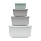8-Pc. Plastic Food Storage Container Set image number null