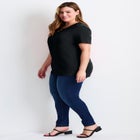 Triple Keyhole Short Sleeve Tee image number null