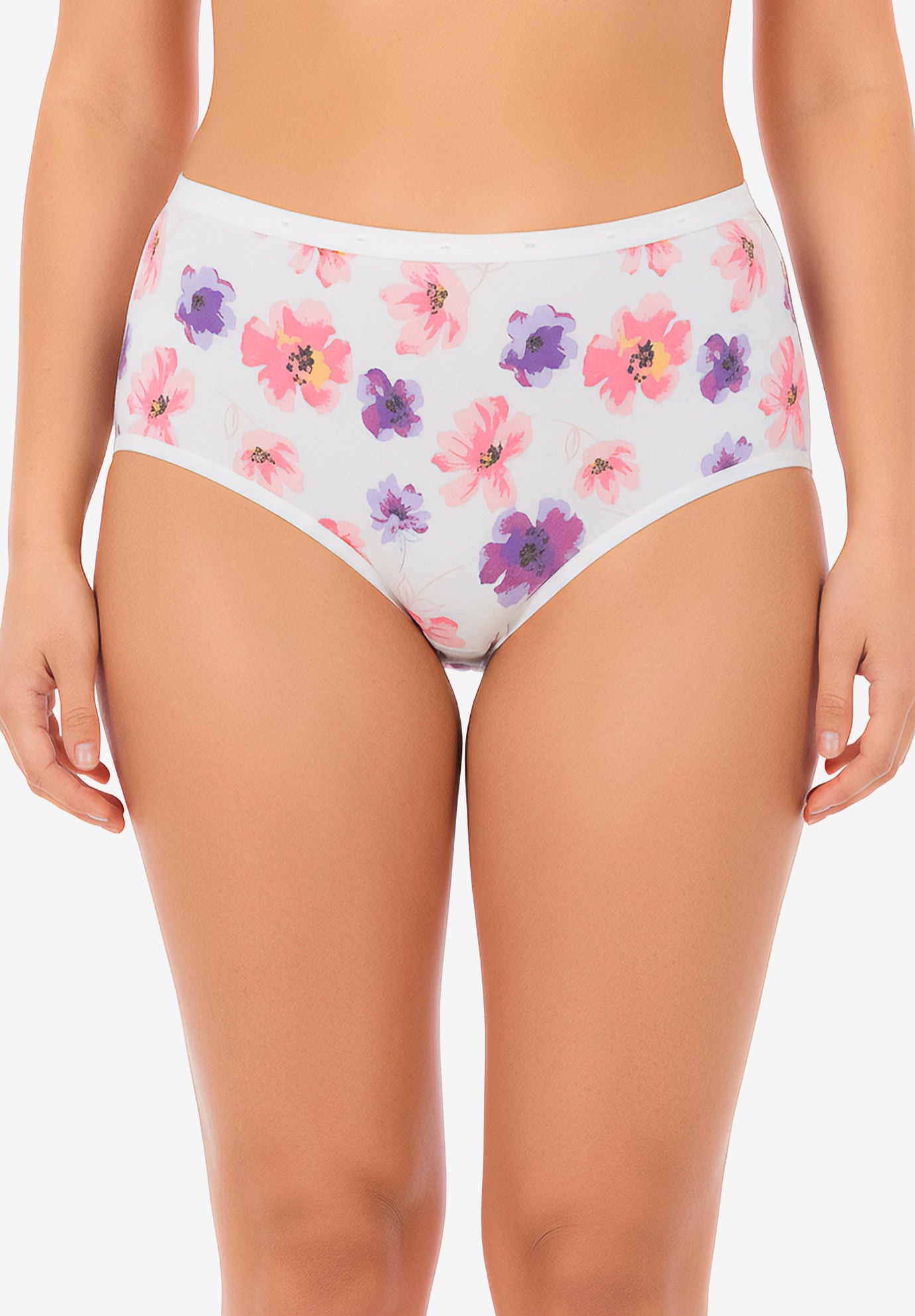 Hi-Cut Cotton/Spandex Panty 3-Pack image number 1