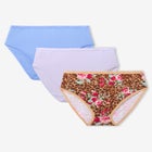 Hi-Cut Cotton/Spandex Panty 3-Pack image number null