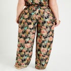 Wide-Leg Printed Trousers image number null