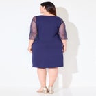 Ponte Knit Pencil Dress image number null