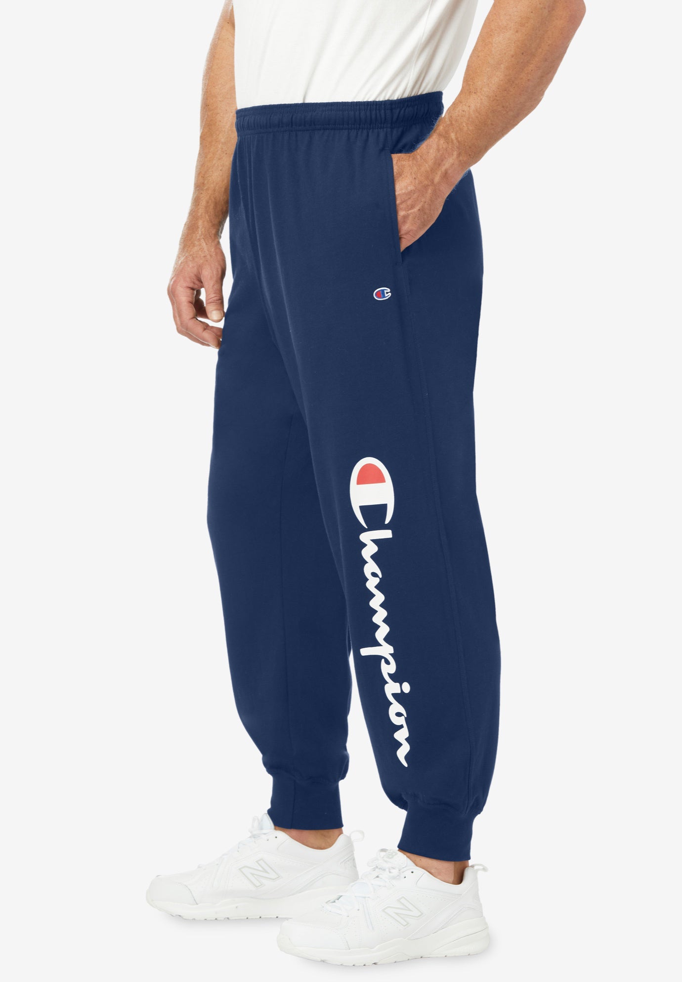 Champion&reg; Jersey Logo Jogger image number 2