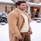 Wool-Blend Long Overcoat image number 2