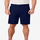 Wrinkle-Free Expandable Waist Plain Front Shorts image number null