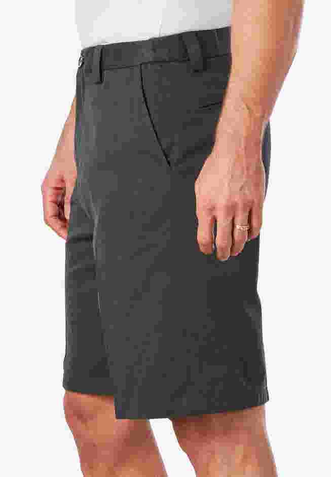 Wrinkle-Free Expandable Waist Plain Front Shorts image number 2