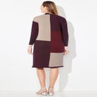 Colorblock Sweater Dress image number null