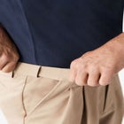 Wrinkle-Free Expandable Waist Pleat Front Shorts image number null