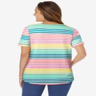 Notch-Neck Pocket Tee image number null