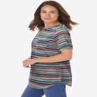 Notch-Neck Pocket Tee image number null