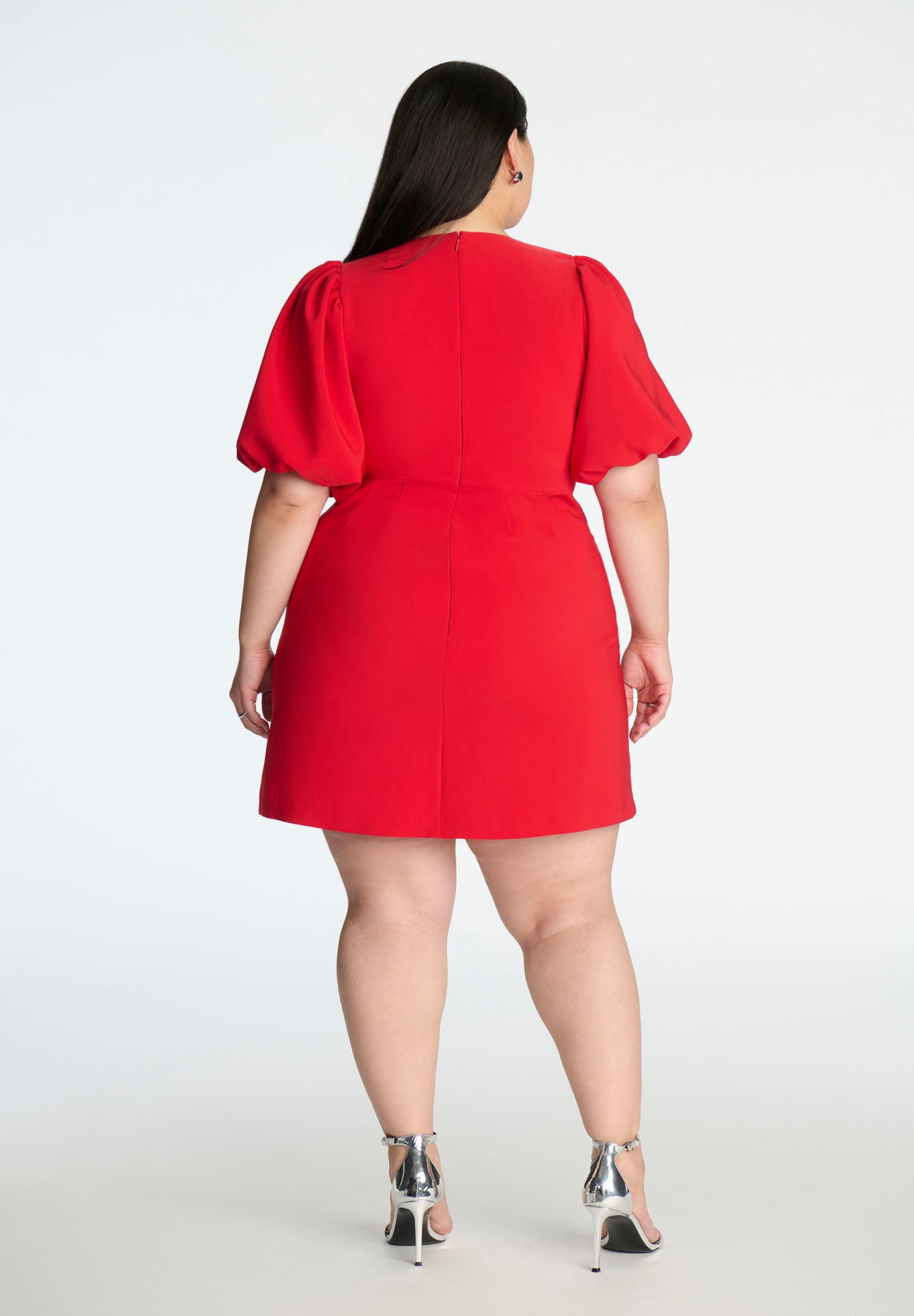 Rhinestone Heart Mini Dress image number 2