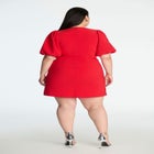 Rhinestone Heart Mini Dress image number null