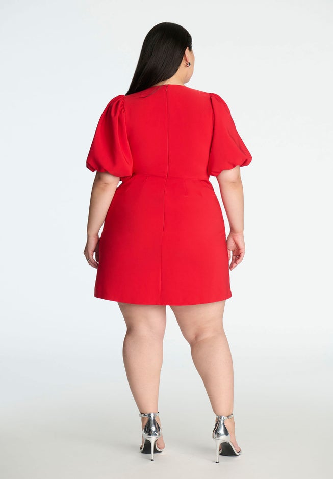 Rhinestone Heart Mini Dress image number 2