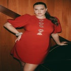 Rhinestone Heart Mini Dress image number null