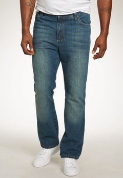 Athletic Fit Side Elastic 5-Pocket Jeans