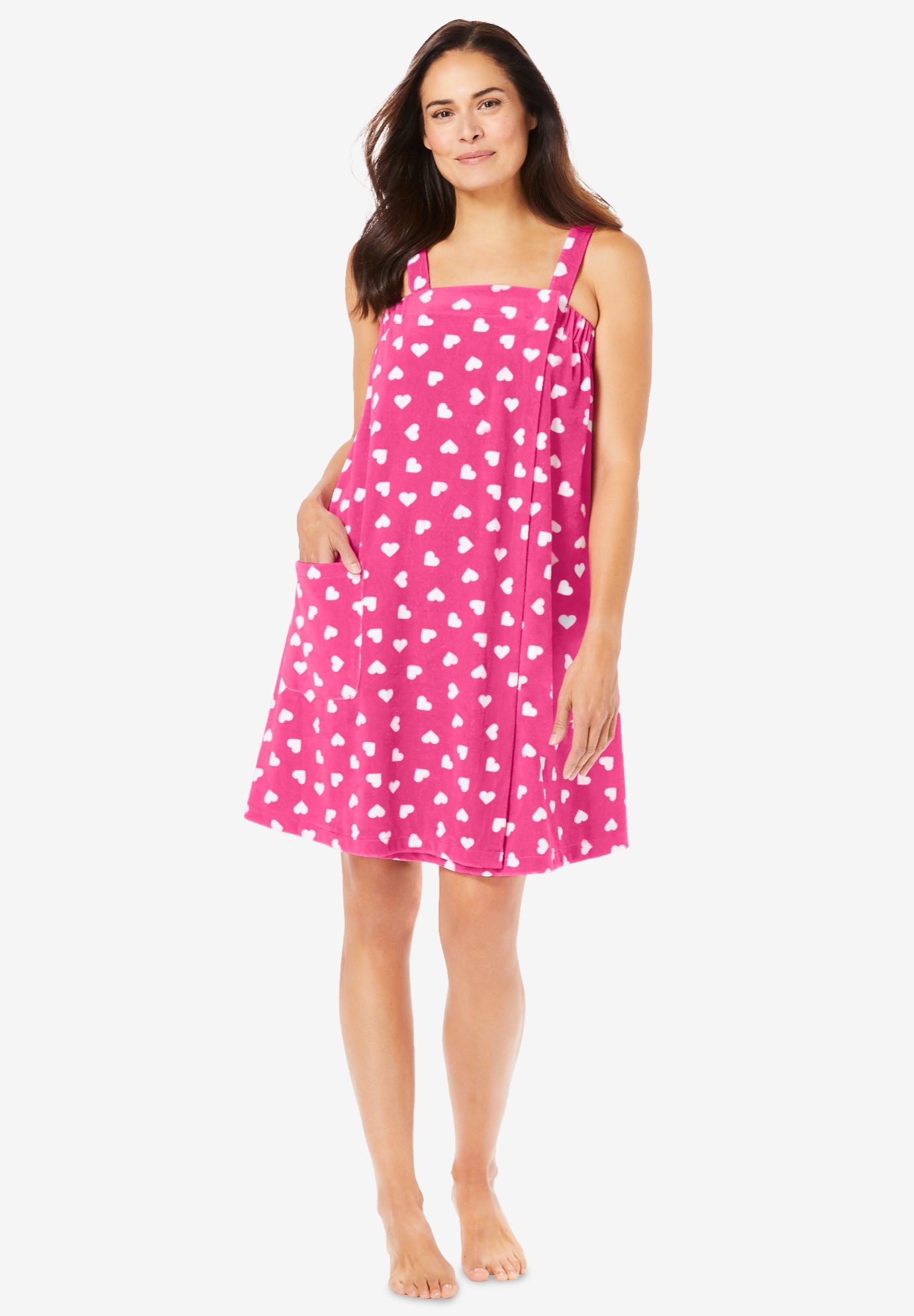 Dreams & Co.® Velour Towel Wrap image number 0