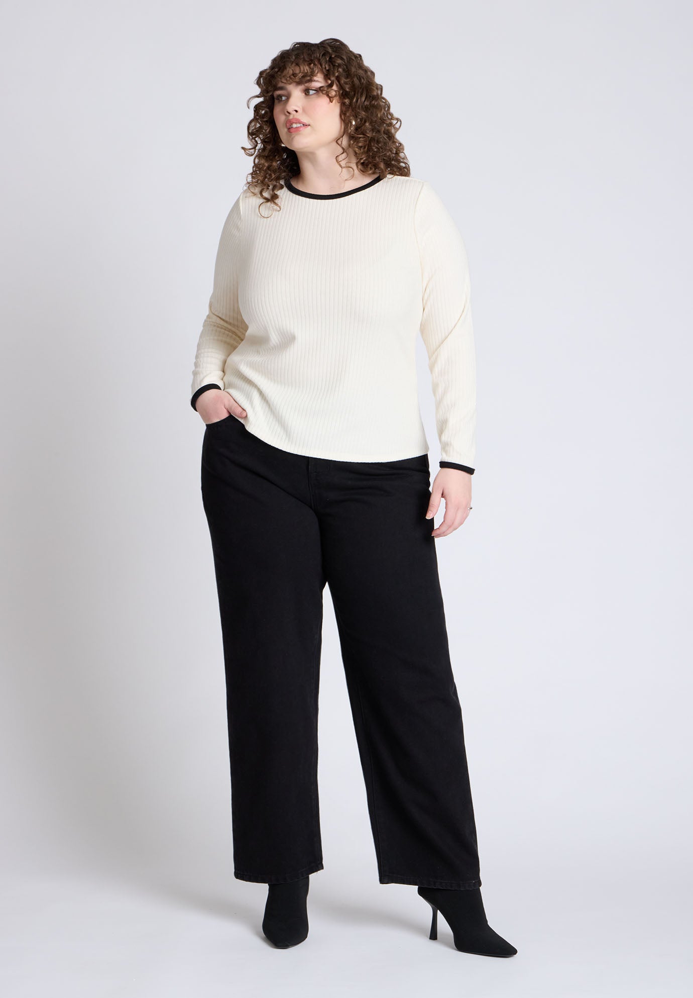 Contrast Trim Top image number 2