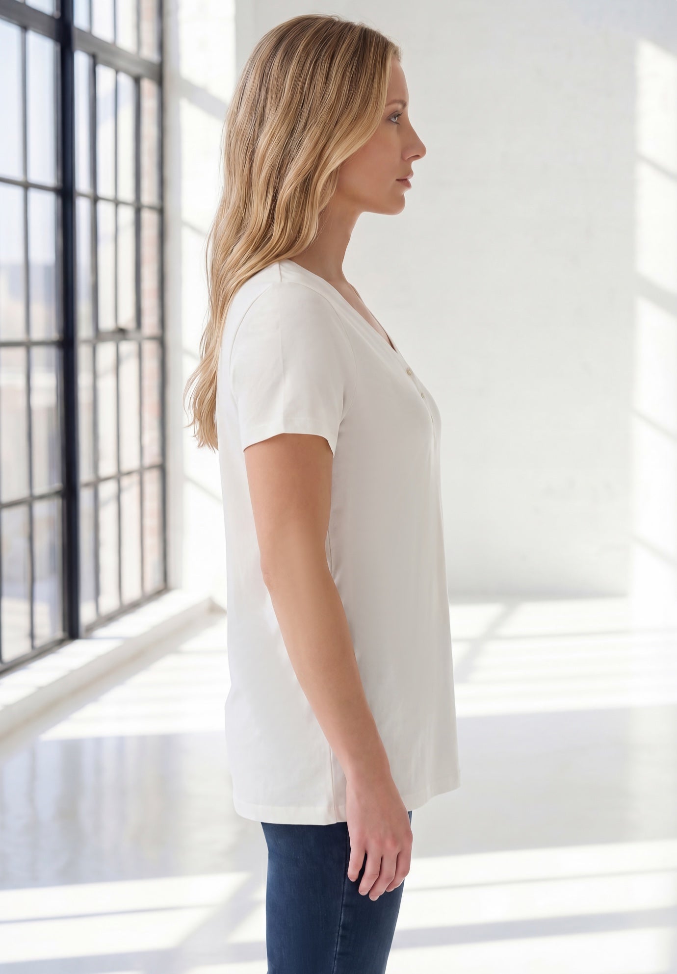 Ultimate Short Sleeve Sweetheart Tee image number 2