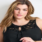 Lace Yoke Detail Tank image number 3