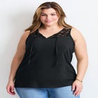 Lace Yoke Detail Tank image number 0