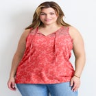 Lace Yoke Detail Tank image number 0