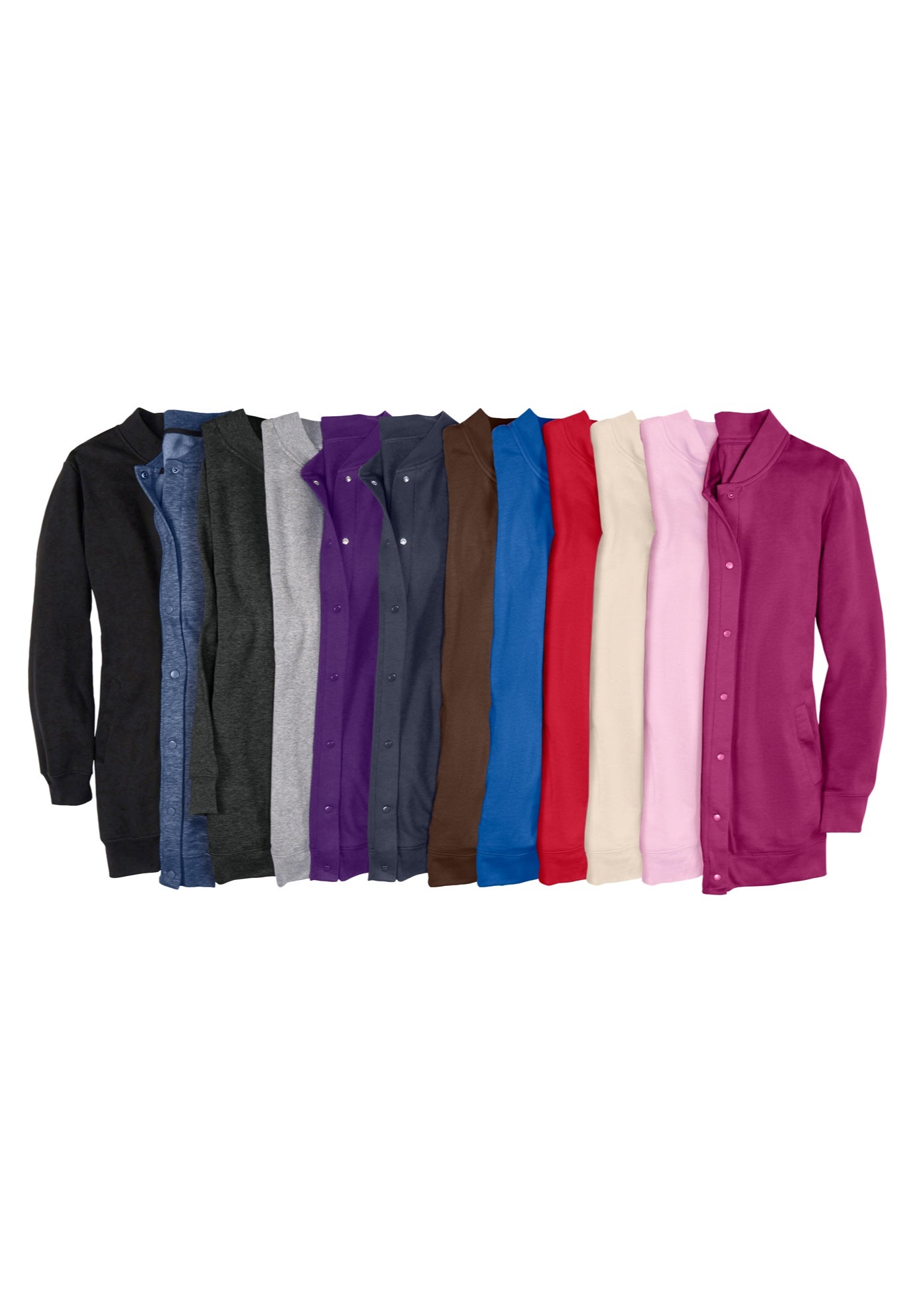 Fleece Baseball Jacket image number 3