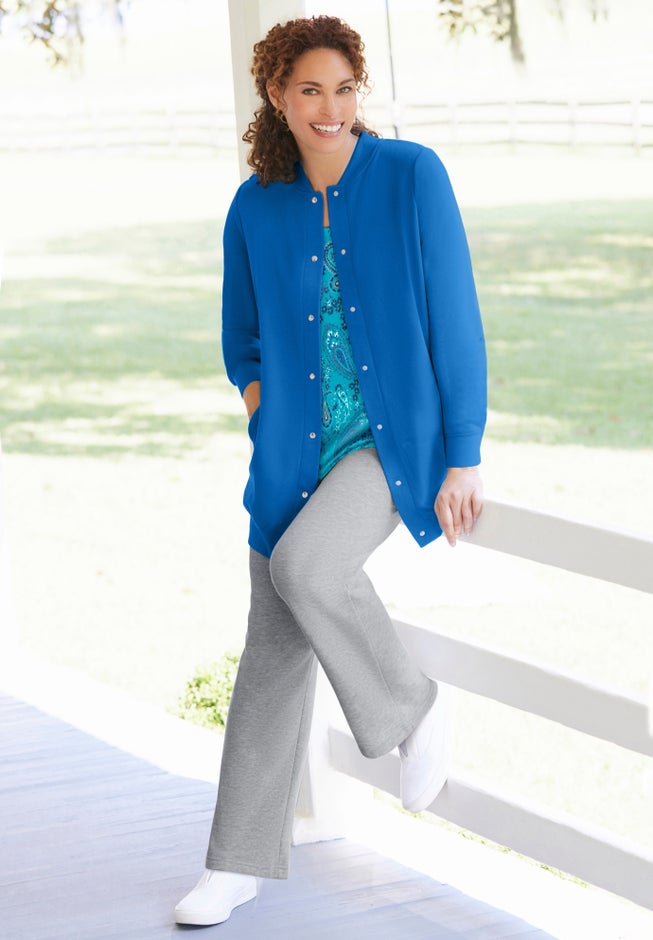 Fleece Baseball Jacket image number 8
