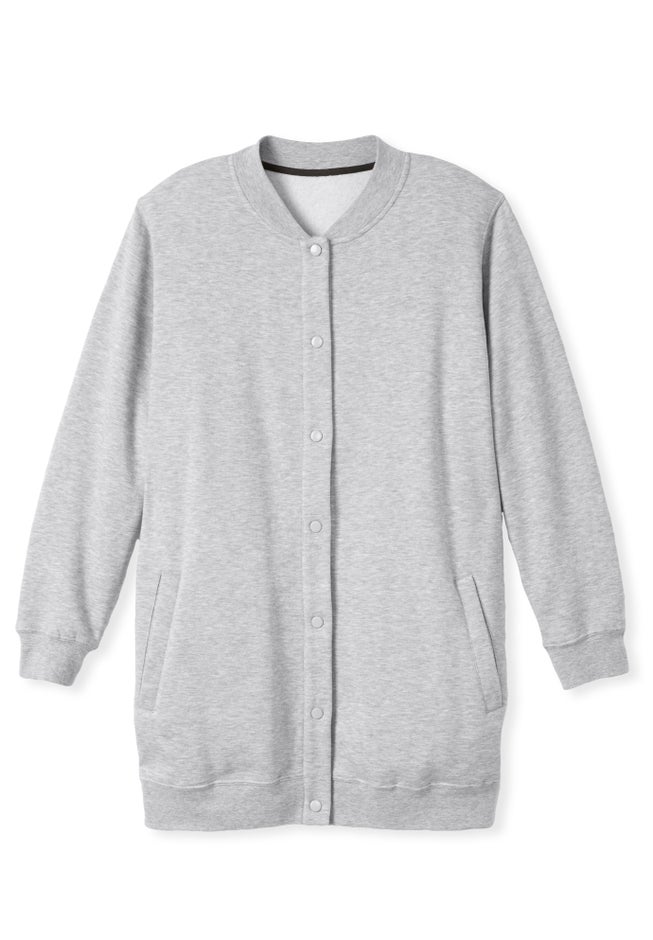 Fleece Baseball Jacket image number 5
