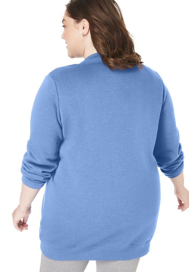 Fleece Baseball Jacket image number 1